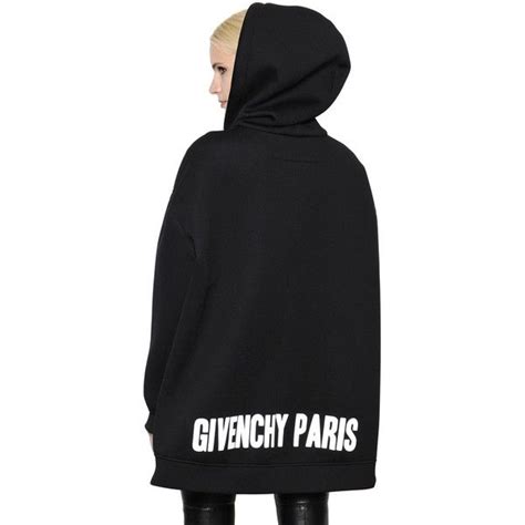 givenchy womans neoprene sweatshirt|givenchy oversized sweatshirt.